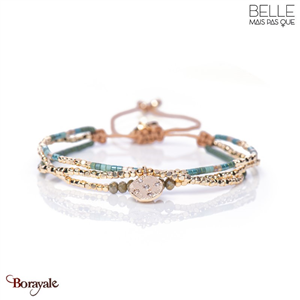 Bracelet -Belle mais pas que- collection Golden Pistachio B-1795-PISTA