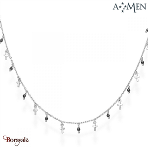 Collier Collection : Couture , Argent Amen Bijoux CLMICRBN