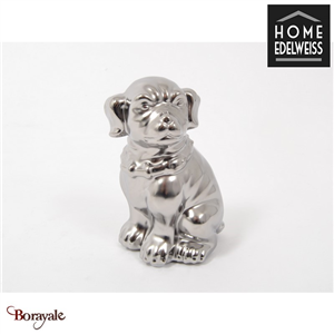 Chien Home Edelweiss Victor Décoration : Chien Assis DR323