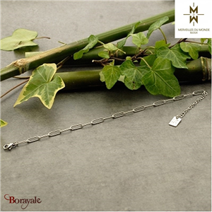 Bracelet en acier Merveilles du monde