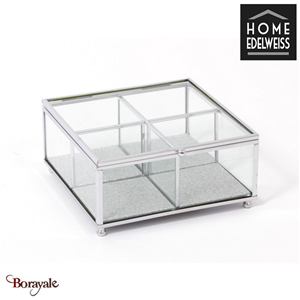 Coffret Bijoux 4 Cases Home Edelweiss collection : Transparence