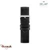 Montre Homme Orlam Cadence cadran noir bracelet cuir noir étanche 10 ATM ORSSLCA