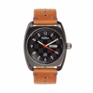 Montre KELTON RC 22 Damier Brown quartz Homme 9121042