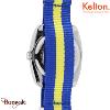 Montre KELTON RC 2 Nato bleu jaune quartz Unisexe 9122462
