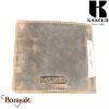Porte-cartes Kaszer Oregon en cuir de vachette pleine fleur marron naturel