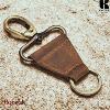 Porte clés KASZER collection Oregon Marron naturel 580604-MC6