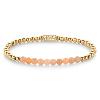 Bracelet Rebel & Rose Mix Pierre du soleil - 4mm - Plaqué or jaune 18 ct S, Femm