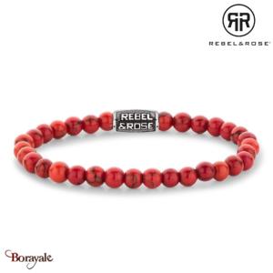 Bracelet Rebel & Rose Collection : Red Delight Vintage Taille L RR-60118-V-L