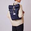 Sac à dos Sandqvist Urban Outdoor, Ilon 14/18L Bleu Marine et cui naturel SQA149