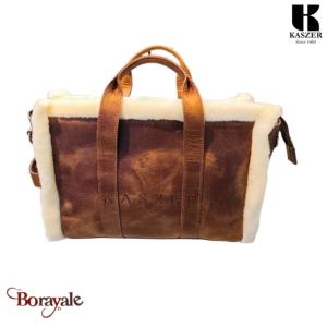 Sac à main KASZER collection Wyoming  Fourrure M (A4) Marron naturel clair 20404