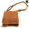 Sac bandoulière KASZER collection Wyoming brun naturel moyen 20619-C6