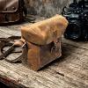 Sac bandoulière - caméra Bag KASZER collection Kansas marron naturel foncé 20045