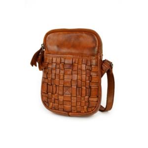 Sacoche BEAR Tressé Cognac CL44394COG