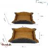 Set de 2 Vides poches 2 tailles, Friederich 1923 Série Bond marron 20119-3