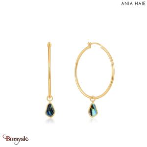 Turning Tide, Boucles d'oreilles Argent plaqué Or 14 carats ANIA-HAIE E027-05G