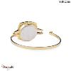 Montre Tacs Image Turn Table, collection passe temps Femme Doré champagne