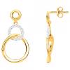 Boucles d'oreilles, Gemstar Brand Femme, collection Borayale plaqué Or