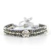 Bracelet Belle mais pas que, Silver moon, Perles de miyuki argentées