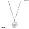 Collier Pierre Lannier Nova acier argenté sans nickel BJ08A0101