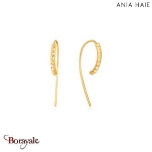 Spike it Up, Boucles d'oreilles Argent plaqué Or 14 carats ANIA-HAIE E025-03G