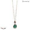 Collier Ippocampo Pépite  bronze plaqué or rose IPPT02