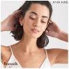 Boucles d'oreilles Ania Haie Géométrie argent 925° plaqué or rose14 carats E005-