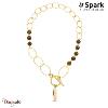 Collier SPARK Silver Jewelry : Crystalactite - Doré