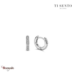 Boucles d'oreilles TI Sento Minimaliste femme 7811ZI