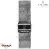 Bracelet de Montre Pierre Lannier Acier milanais noir 20 mm