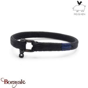 Bracelet PIG & HEN Vicious Vik Noir Noir Taille : L (20cm)