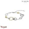 Bracelet TI Sento Hexagone femme 23047ZY