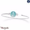 Bracelet Tom Hope Sunset Blue cuivre plaqué argent TM0321