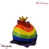 Grenouille tirelire décorative  Pomme Pidou Rainbow Taille M