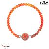 Bracelet Cornaline, Collection: Nature et élégance YOLA