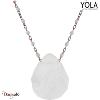 Collier Yola Nature Nature et élégance Acier plaqué IP rose IP-456