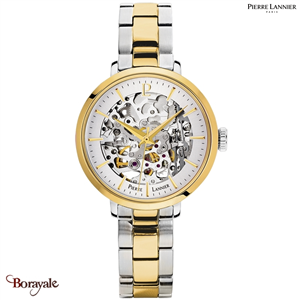 Montre PIERRE LANNIER Collection AUTOMATIC argenté et doré métal automatique Fem