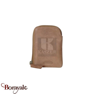 Porte monnaie Kaszer collection Oregon en cuir de vachette brut 501104-MC6