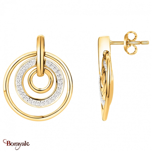 Boucles d'oreilles, Gemstar Brand Femme, collection Borayale plaqué Or