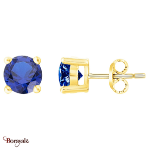 Boucles d'oreilles, Gemstar Brand Femme, collection Borayale plaqué Or