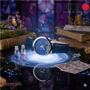 Montre AKTEO Onirique Sorcière 42 mm acier ronde EOn11