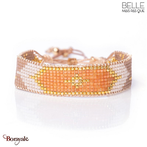 Bracelet -Belle mais pas que- collection Peach Nougat B-1720-NOUGA