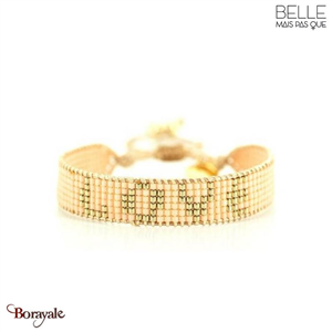 Bracelet -Belle mais pas que- collection La vie en rose B-1888-ROSE