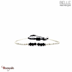 Bracelet Belle mais pas que, Collection: Velours noir B-2077-VENO
