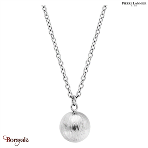 Collier Pierre Lannier Nova acier argenté sans nickel BJ08A0101