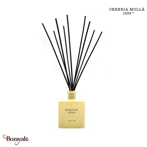 Diffuseur Mikado Premium 500 ml Cereria Molla Cèdre marocain