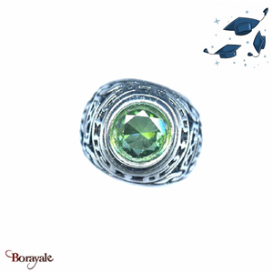 Bague Carbo Compagnie Malte vert acier DB1528-5-64