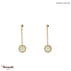 Boucles d'oreilles Atelier D'Emma Et Chloé Hora doré HORA-OR-AVE