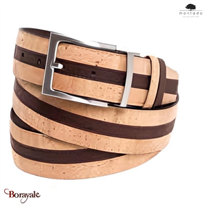 Ceinture MONTADO en liège naturel, made in Portugal Homme 3600110-100