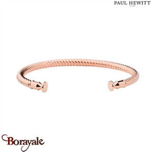 Bracelet Rigide Acier IP Rose/S Ø 57 mm PAUL HEWITT Collection Rocuff PH-BA-R-R