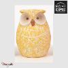 Chouette jaune Home Edelweiss collection : Tukata 15 cm